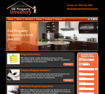 Property Inventory Web Design