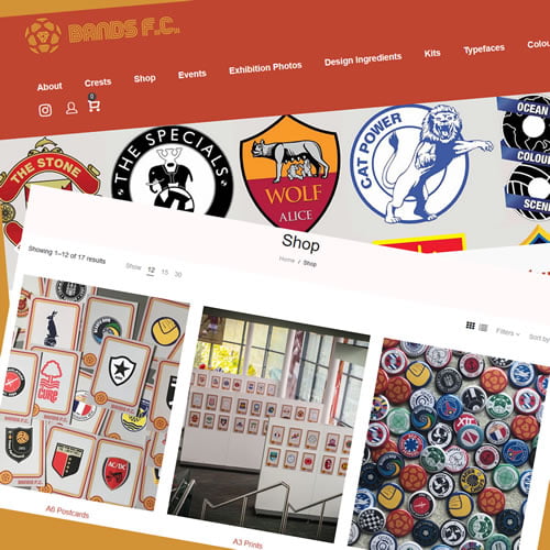 WooCommerce development services for Bands FC website